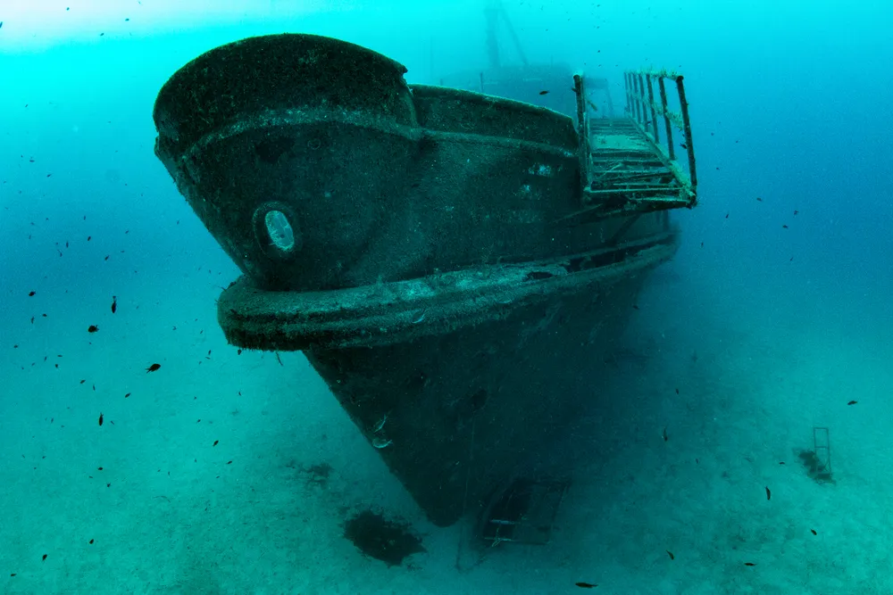 Relitto sommerso a Malta